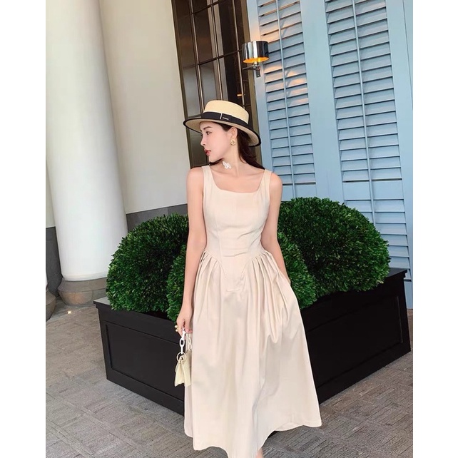 Đầm xoè dài tiểu thư qccc