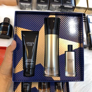 Set Nước Hoa Nam Giorgio Armani Code Absolu 125ml