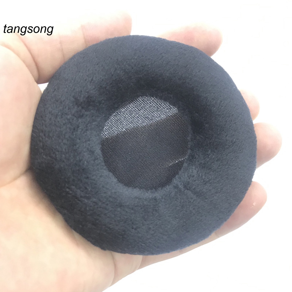 1 cặp miếng đệm tai nghe thay thế bằng vải nhung mềm mại thoải mái