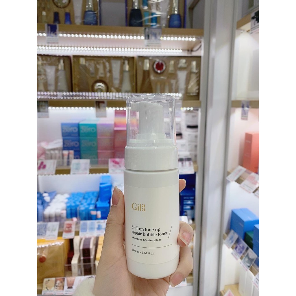 [Giảm 30k] TONER BONG BÓNG - GILAA SAFFRON TONE UP REPAIR BUBBLE TONER