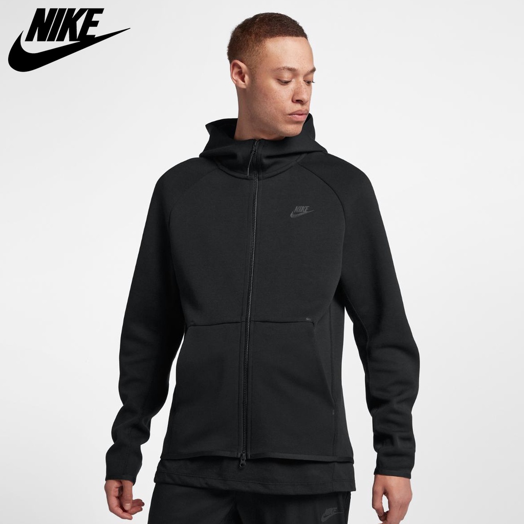 NIKE - Áo khoác thể thao nam nữ Nike Sportswear Tech Fleece Full-Zip Hoodie chính hãng - Đen