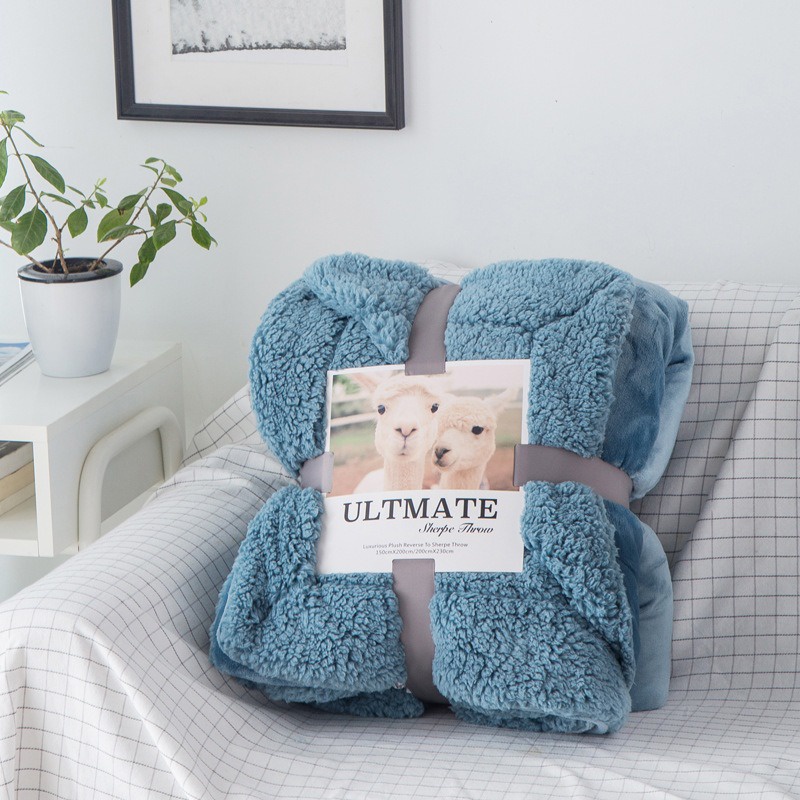 Chăn Lông Cừu Ultimate Cao Cấp Siêu Mềm Mại Rất An Toàn Cho Trẻ nhỏ Kích Thước 2mx2m3