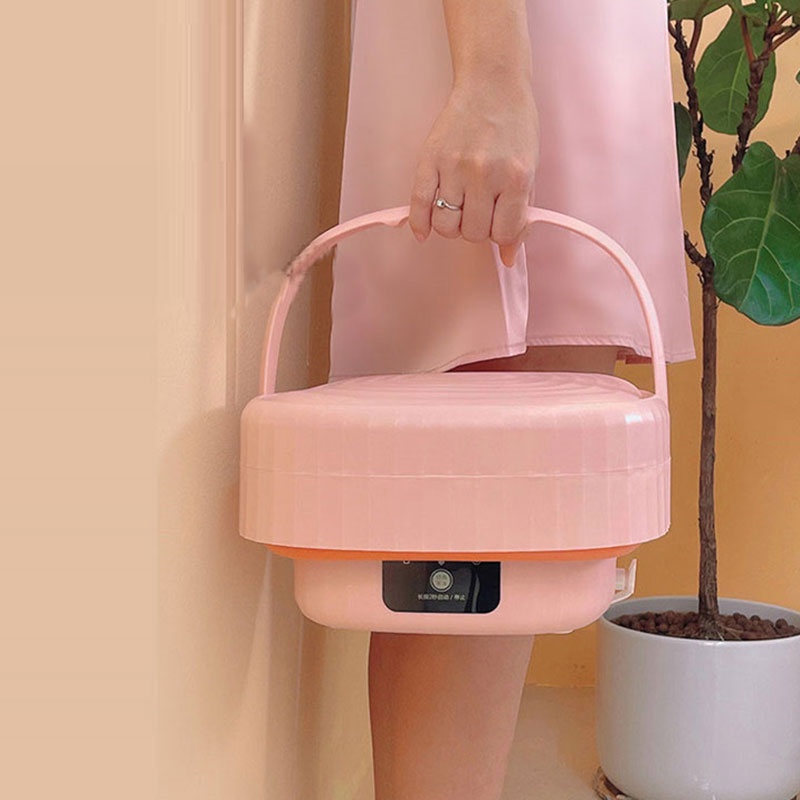 Máy giặt JIASHI vớ/ đồ lót mini gấp gọn tự động thông minh cho ký túc xá