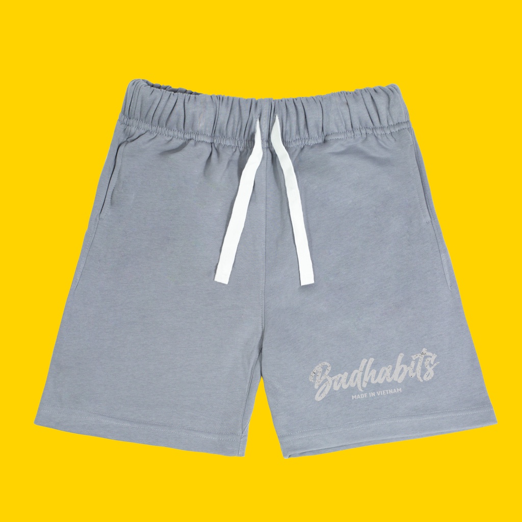 Quần short  Badhabđs Cokie nỉ da cá Yggenz shop , quần short unisex nam nữ chất liệu cotton