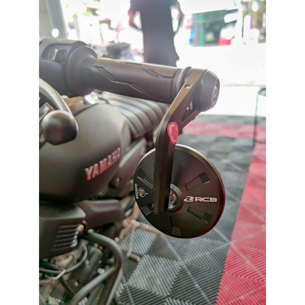 Gương Gù Tròn RCB  Chính Hãng Phù Hợp Nhiều Dòng Xe Như XSR155, CB300R, MT15, Benelli, Xe Tay Ga,..