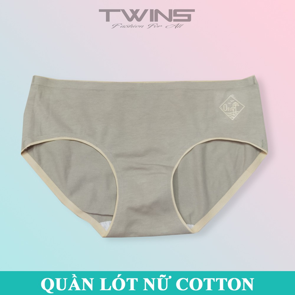 Quần lót nữ cotton kháng khuẩn cao cấp trơn mềm mại thoáng mát không lộ đường may size dưới 60kg