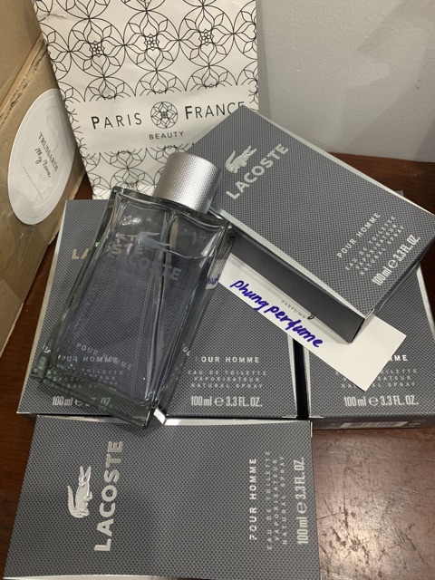 Nước hoa lacoste pour homme 100ml full box (sx ko seal kiếng nhé)