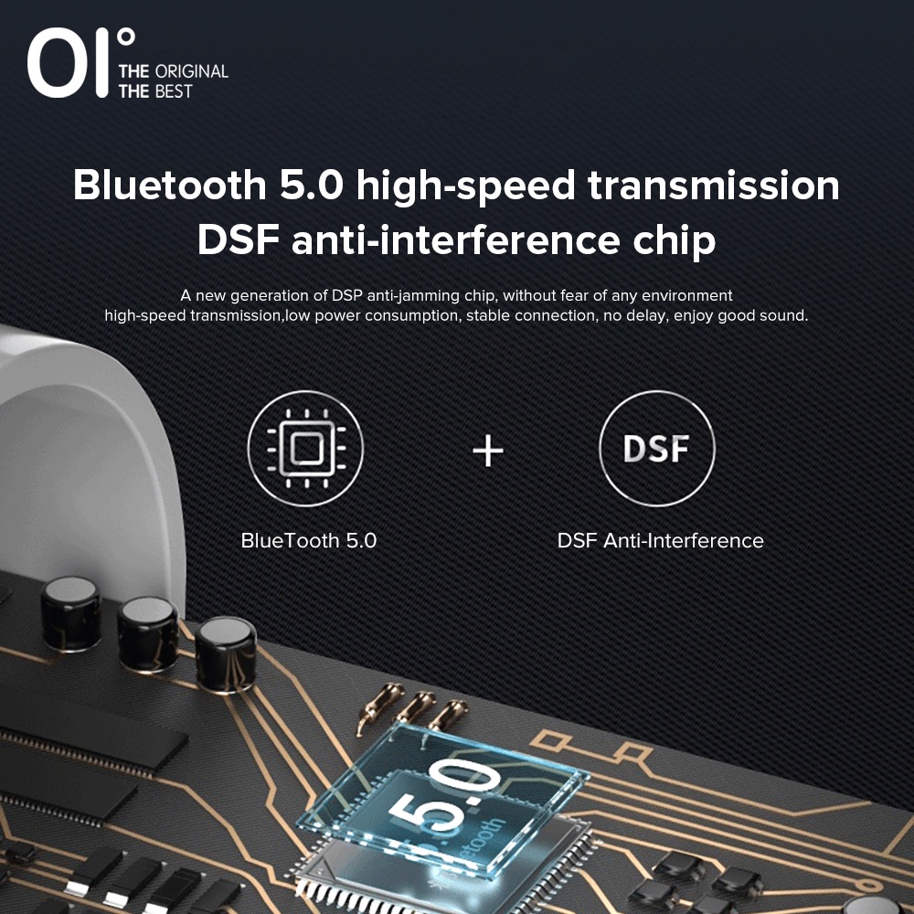 Tai nghe không dây OI Pro Four Bluetooth 5.0 âm thanh thời gian chờ 120 tiếng