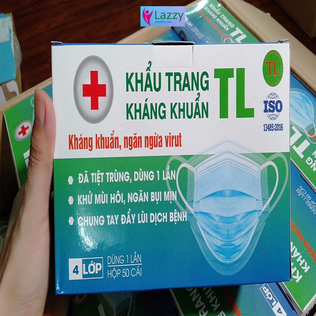 Khẩu trang y tế TL, khẩu trang 4 lớp hàng công ty chất lượng đảm bảo