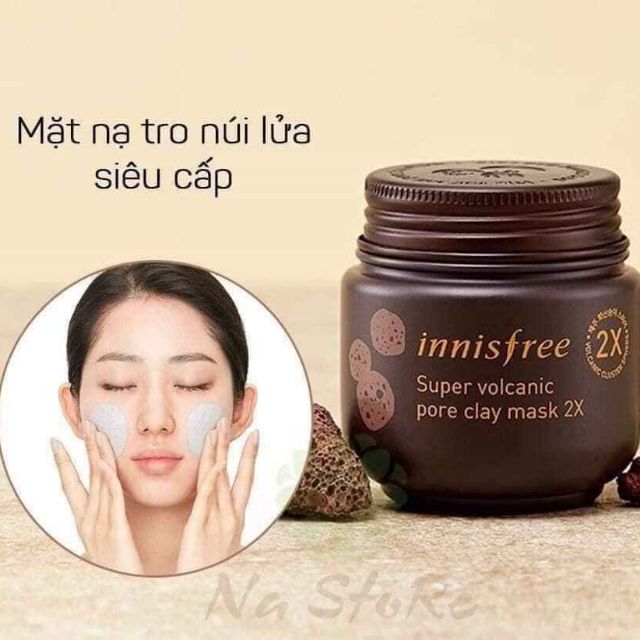 MẶT NẠ BÙN INNISFREE JEJU VOLCANIC PORE CLAY MASK   CHÍNH HÃNG HÀN QUỐC