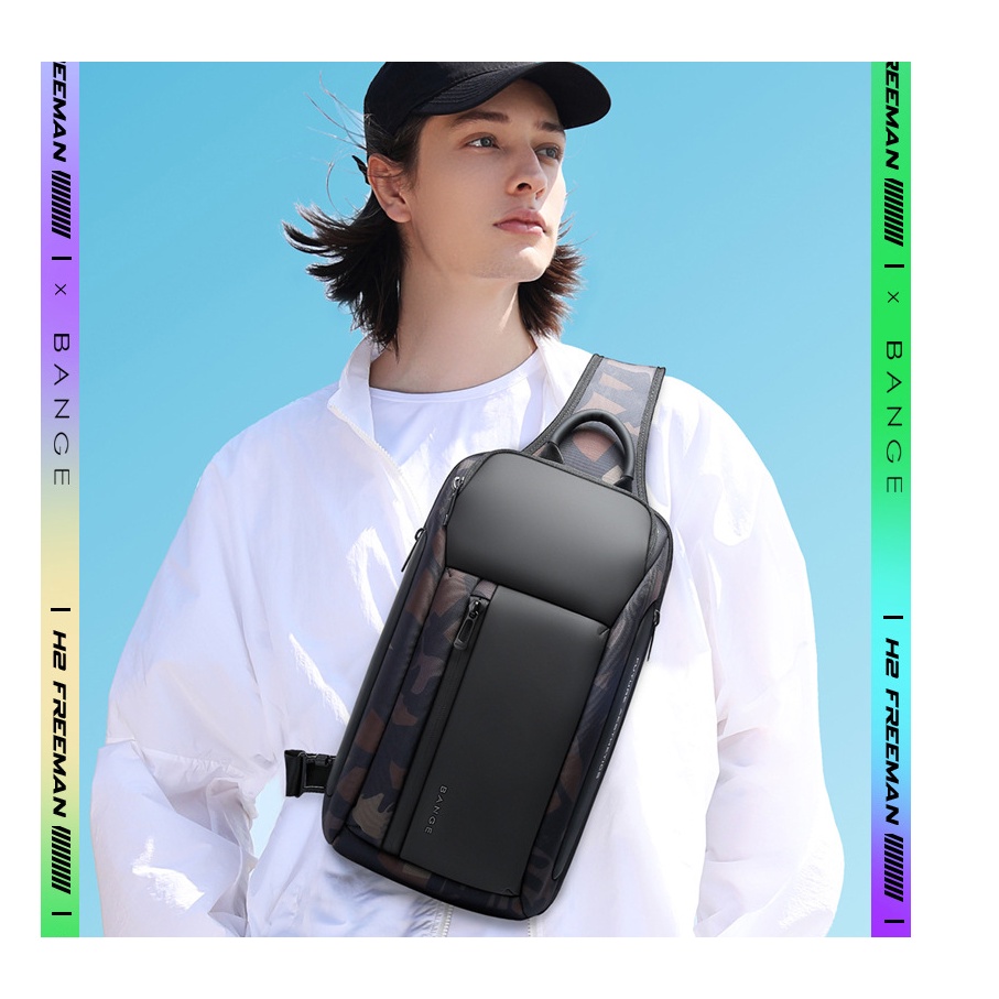 Túi đeo chéo nam đa chức năng cao cấp phong cách cá tính mới