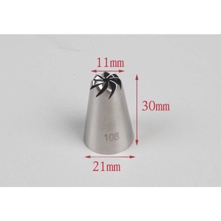 Đui bắt kem inox 304 - số 108