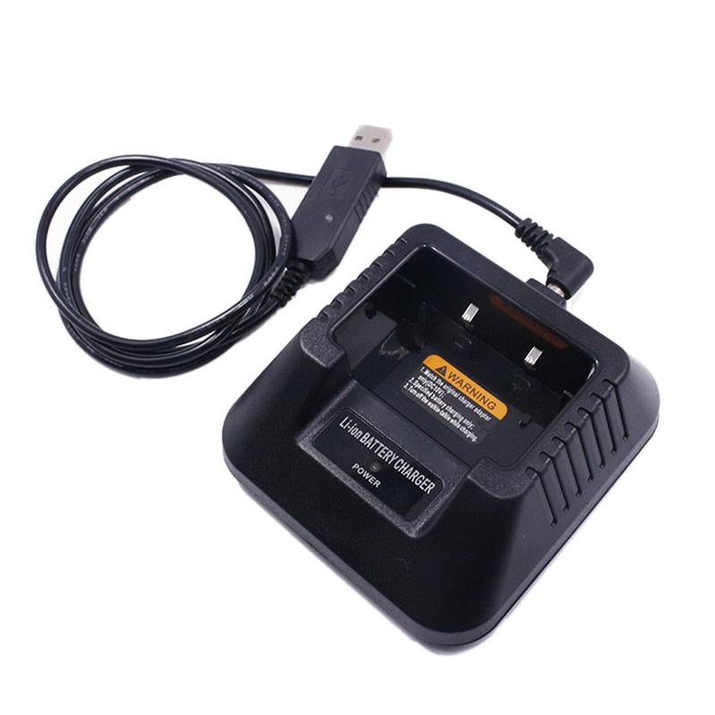 Mới Sạc Pin UV5R USB Cho Bộ Đàm Hai Chiều Baofeng UV-5R DM-5R