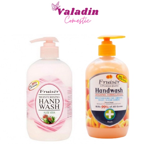 Nước rửa tay FRUISER Hand Wash 500ml Hương Trái Cây [Chính hãng có sẵn]