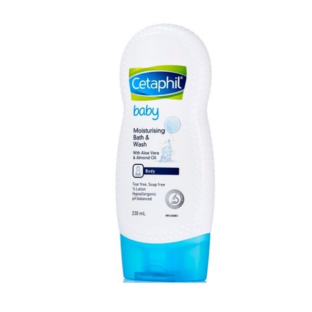 Sữa tắm dưỡng ẩm dành cho bé CETAPHIL BABY MOISTURIZING WASH&amp; BATH 230ml