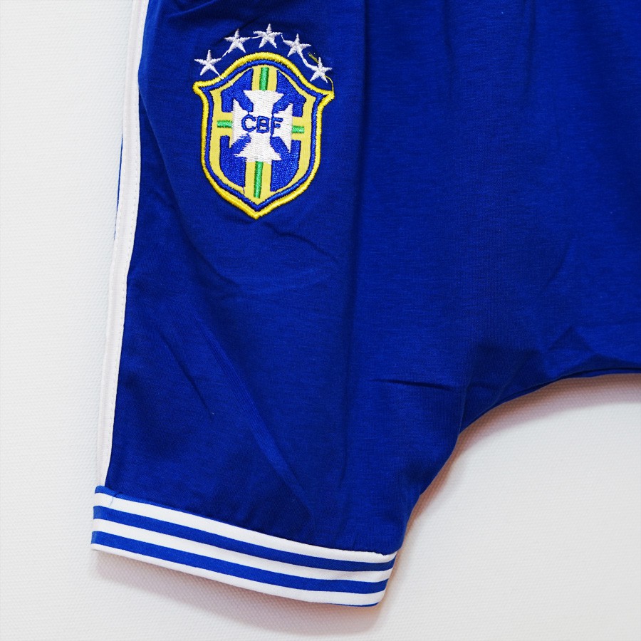 Cổ vũ bóng đá thế giới  bộ thun thể thao đội tuyển brazil  năng động cho bé trai