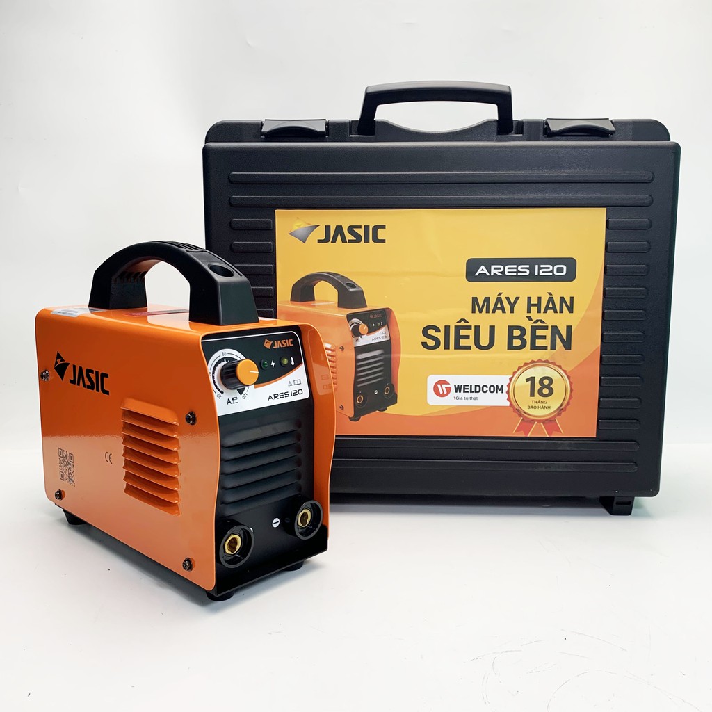 Máy hàn que điện tử Jasic ARES 120 - Bảo hành điện tử Weldcom 18 tháng