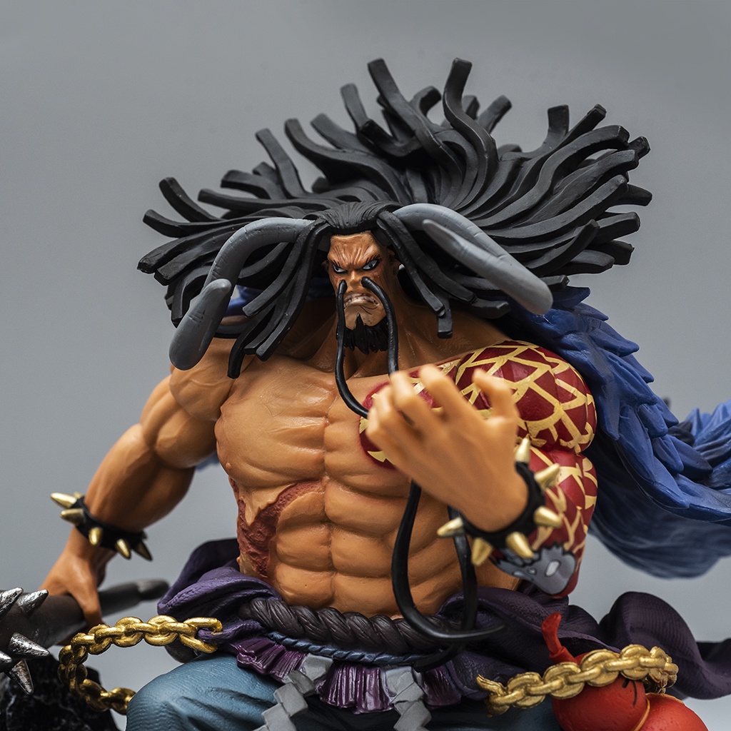 Mô hình One Piece tứ hoàng Kaido dạng người cao 19cm - Mô hình trang trí One Piece Figure Kaido bách thú Haki Shop