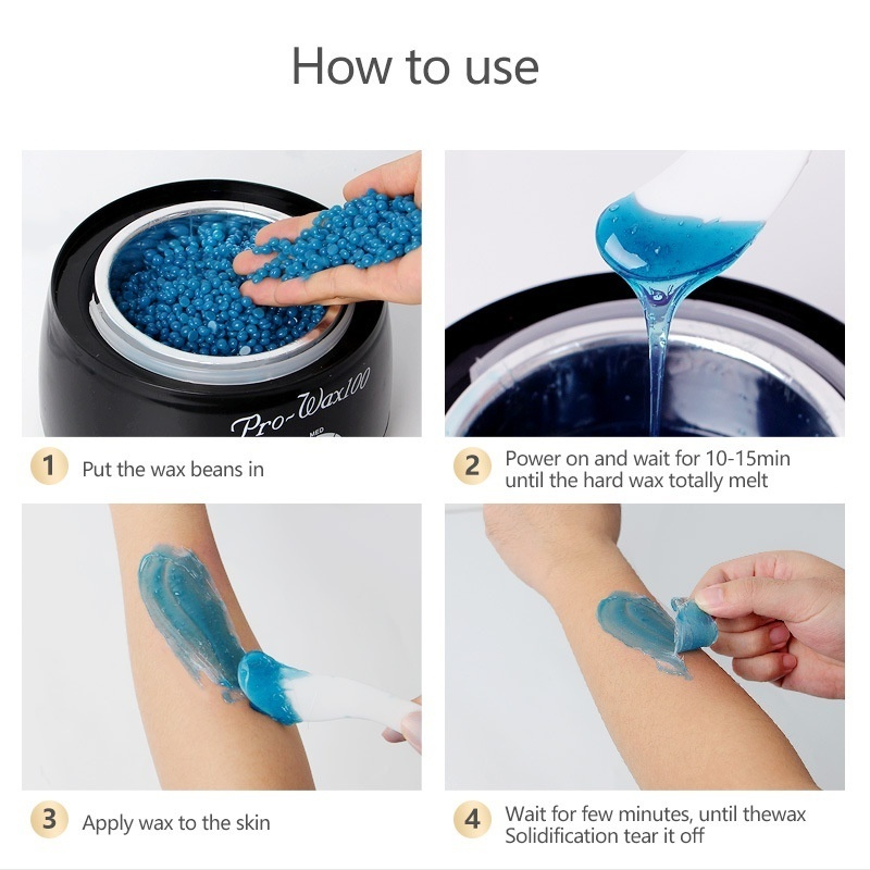 Sáp Tẩy Lông Vùng Dưới Cánh Tay/Chân/Bikini Không Giấy Nhẹ Nhàng Thân Thiện Với Làn Da