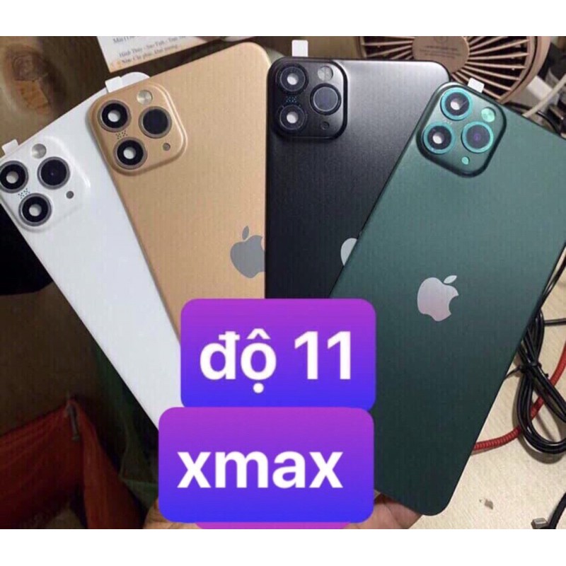 ( Giá rẻ ) MIẾNG DÁN LƯNG ĐIỆN THOẠI ĐỘ TỪ IPHONE X LÊN IPHONE 11, IPHONE XSMAX LÊN 11PROMAX