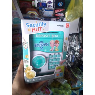 Đồ chơi két sắt mini hình công chúa elsa