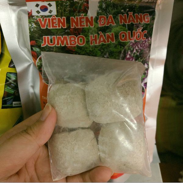 Viên nén đa năng Jumbo Hàn Quốc 13-7-7 bịch 01kg