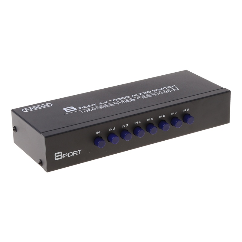 Bộ Chuyển Đổi AV 8 Chiều RCA Ra 8 Trong 1 Cho Máy Chơi Game DVD STB