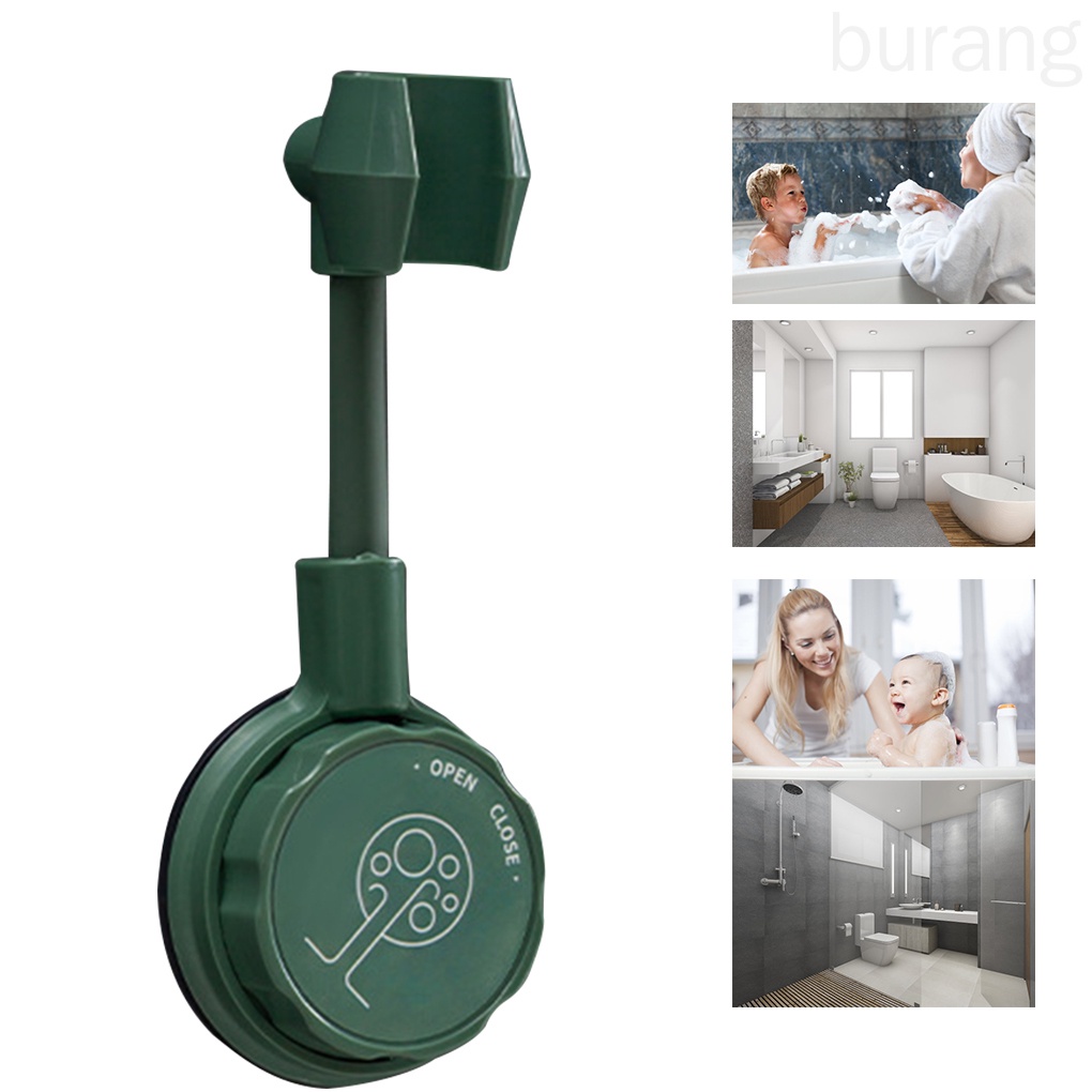 Giá đỡ vòi hoa sen dạng móc hít chân không có thể tháo rời tiện lợi cho nhà tắm