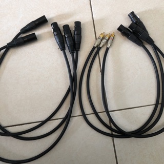 6 dây kết nối vừa canon ra cannon và cannon ra av