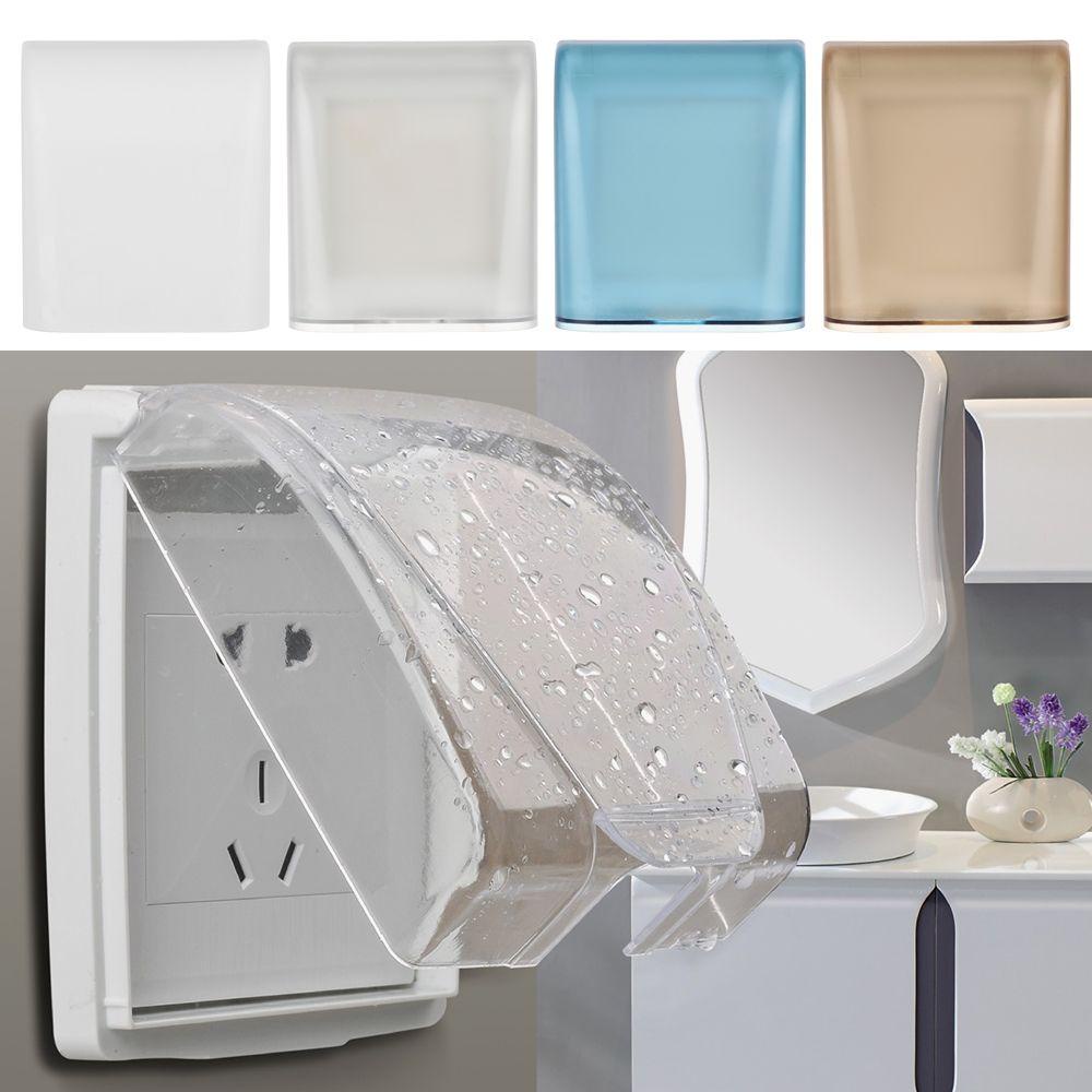 Hộp Bảo Vệ Ổ Cắm Điện Trong Suốt Chống Thấm Nước Có 86 Kiểu