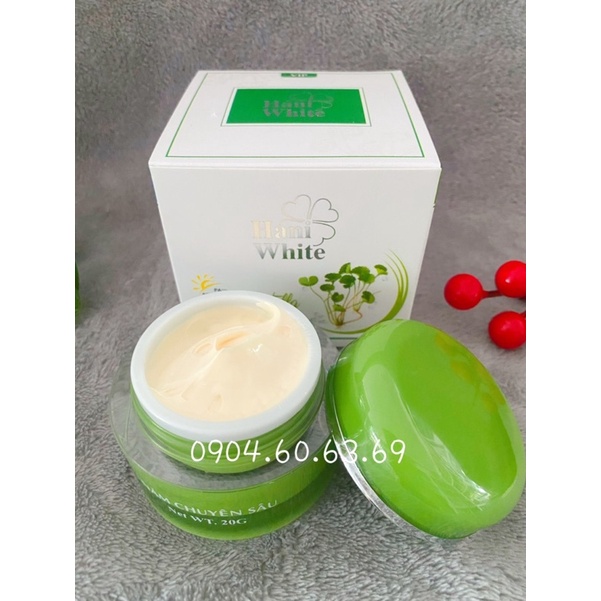 Kem HANI WHITE 20g Nám Chuyên Sâu - Siêu Nám-Tàn Nhang-Đôi Mồi -Se Khit Lỗ Chân Lông HANIWHITE