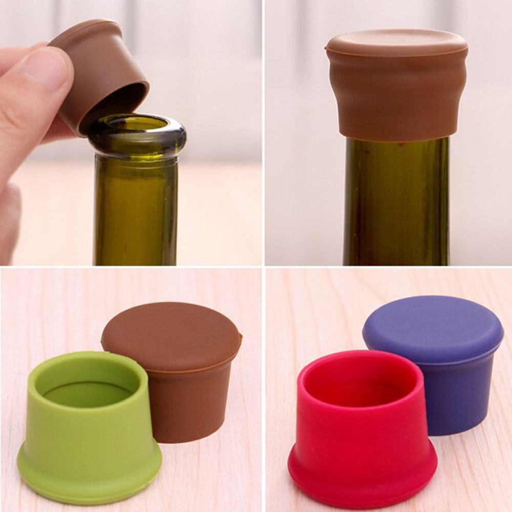 Chất lượng hàng đầu 1 chiếc Silicone Wine Chai Stoppers Bếp Bar Dụng cụ