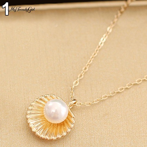 (Ne) Vòng cổ ngọc trai có mặt dây YR cho nữ