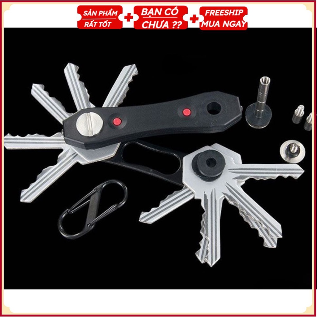 Bộ Giữ Khóa S7 Có Đèn Soi Thông Minh (Lên Đến 16 Chìa)