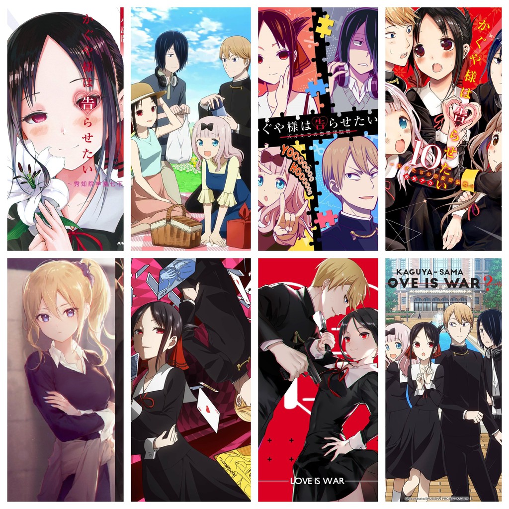 Poster Cuộc chiến tỏ tình Kaguya-sama wa Kokurasetai - Tensai-tachi no Ren'ai Zunōsen anime chibi