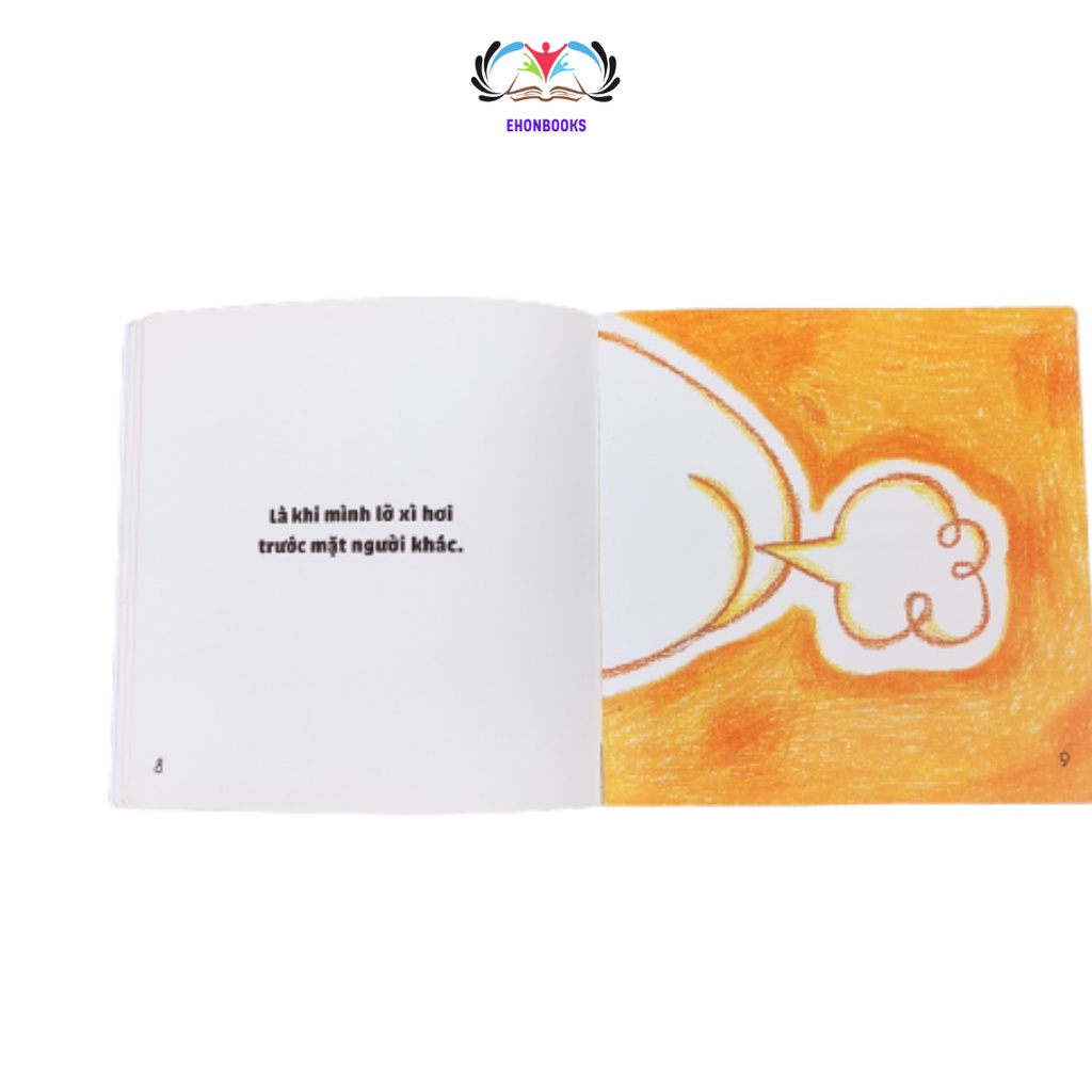 Sách Ehon cho bé 0 3 tuổi - Ehon Xấu Hổ Là Như Thế Nào Nhỉ? Wabooks