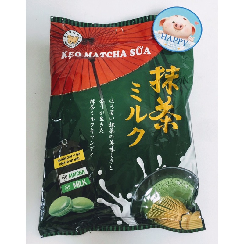 Kẹo Eikodo Nhật Bản [Chanh muối, Trái cây, Matcha, Đường đen] gói 120g