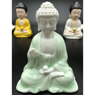 Tượng Phật Thích Ca (Cao 12cm - Ngang 9.5cm - Dày 7cm) - Phật A Di Đà - Thờ Cúng - Phong Thuỷ - trang trí bàn làm việc
