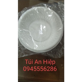 Đĩa nhựa đựng tương ớt, tương cà, khổ 5cm (50 cái/túi)
