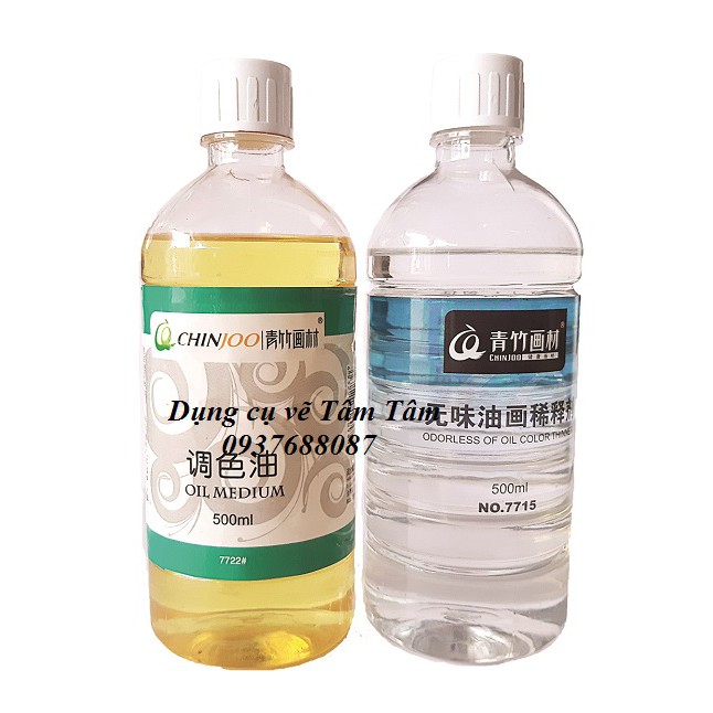 [ TÂM TÂM ] Dầu thông , dầu lanh cho sơn dầu Không mùi, mùi lavender