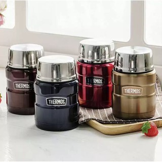 Hộp đựng thức ăn giữ nhiệt Thermos SK-3020 BK 710ml - Kèm thìa và túi treo giữ nhiệt