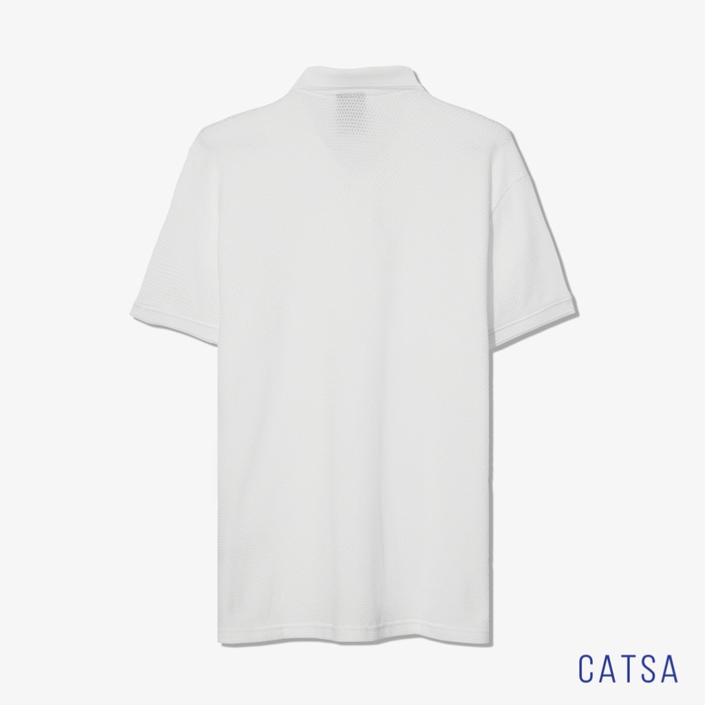 Áo polo nam chất vải Cotton tổ ong 3D, sợi vải cao cấp, thoáng mát, thấm hút mồ hôi CATSA ATP300