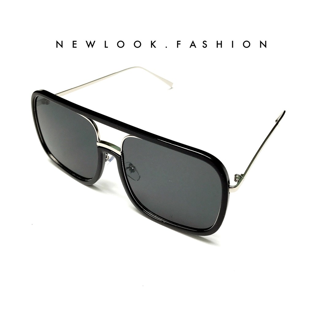 KÍNH MÁT TRÒNG VUÔNG GỌNG BẠC | BigBuy360 - bigbuy360.vn