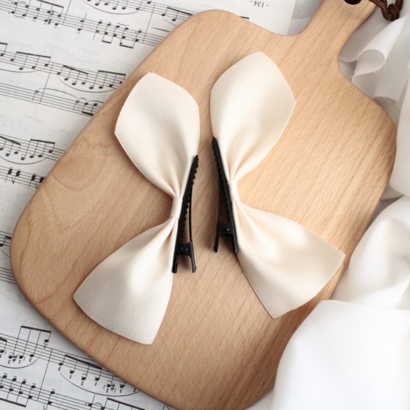 Kẹp tóc hình nơ dễ thương phong cách Hàn Quốc