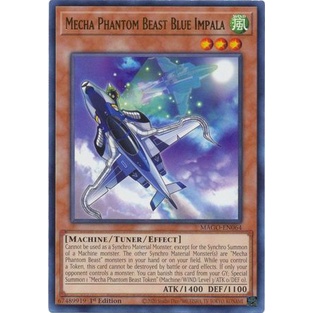 Thẻ bài Yugioh - TCG - Mecha Phantom Beast Blue Impala / MAGO-EN064'