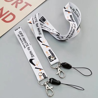 Dây Đeo Cổ Có Thể Tháo Rời In Chữ OFF-WHITE NIKE Tiện Lợi Cho Điện Thoại
