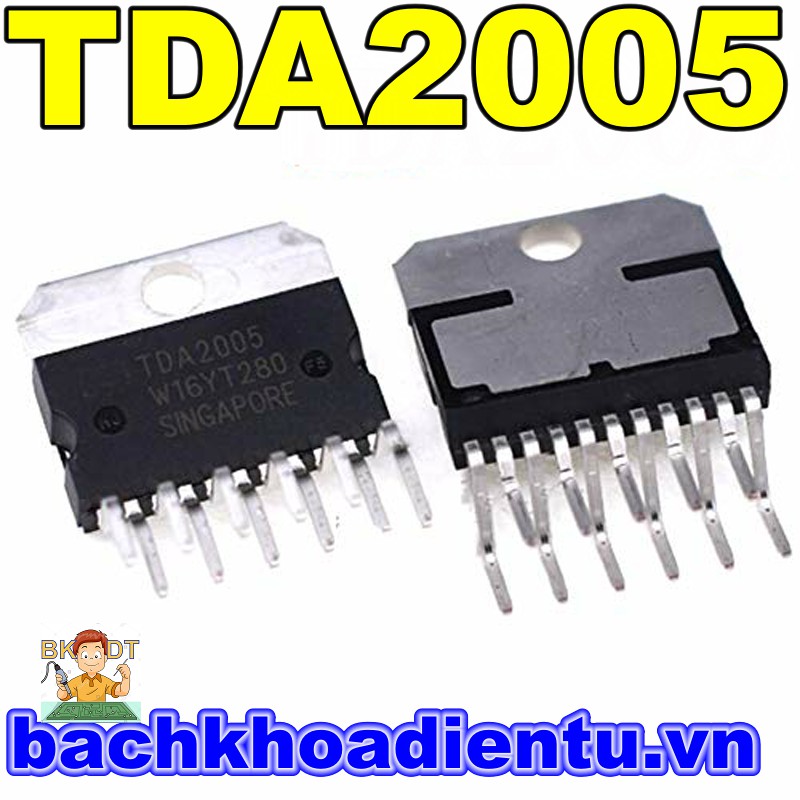IC khuếch đại công suất âm thanh TDA2005R TDA2005 tháo máy