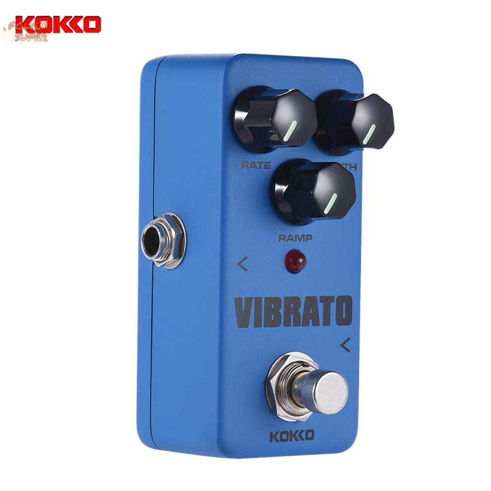 KOKKO VIBRATO Mini Tremolo Electric Guitar Effect Pedal True Bypass Full Metal Shell