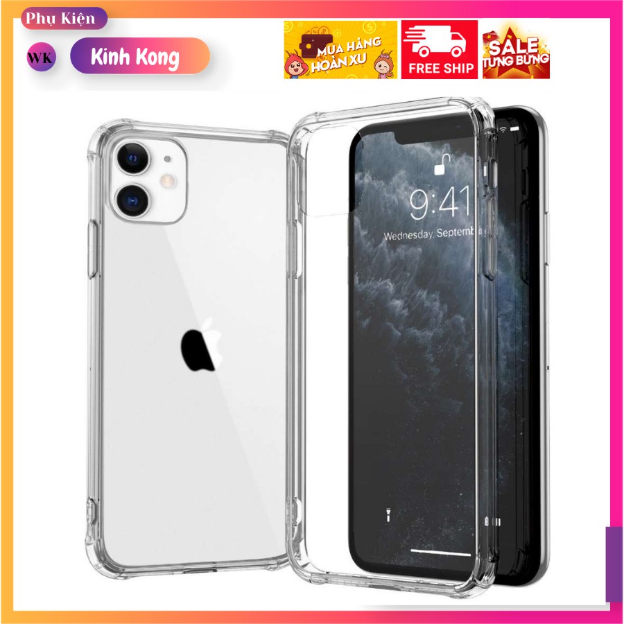 Ốp lưng chống sốc iPhone, trong suốt thumbnail