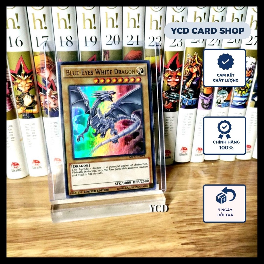 Thẻ bài Yugioh chính hãng Blue-Eyes White Dragon – Ultra Rare